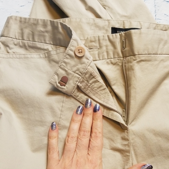 BCBGMaxazria Zipper Hem Khakis - Picture 5 of 7